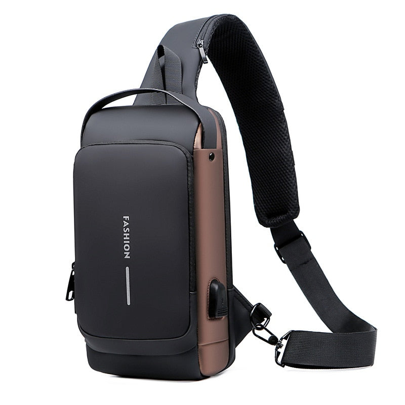 Crossbody Leather Anti-Theft Waterproof Bag - Image 8