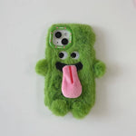 Playful Pair Plush Monster iPhone Case