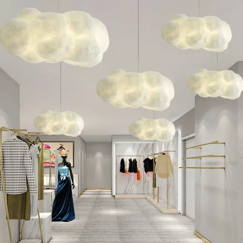 Cotton Cloud Creative House Lamp - Image 3