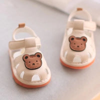 Softpaw Teddy Bear Soft Sole Baby Sandals - Image 0
