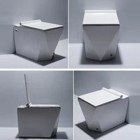 Geometric Edge Minimalist Intelligent Modern Toilet - Image 6