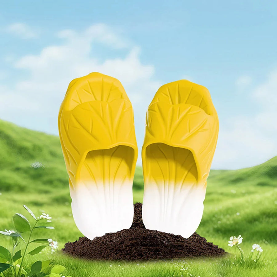 Cozy Cabbage Cloud Slippers
