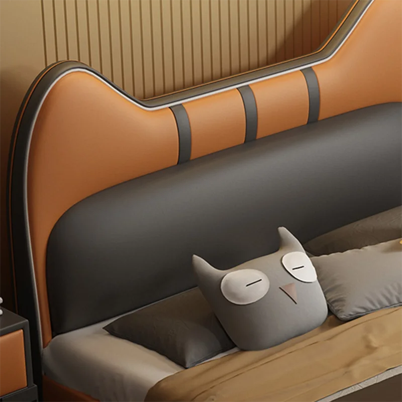 Fancy Cat Leather Modern Kids Bed - Image 3