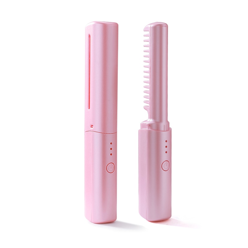 USB Powered Smart Heat Iron Comb Hair Straightener