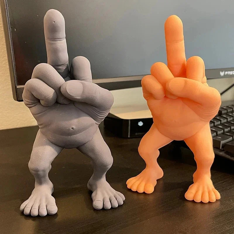 3D Printed Middle Finger Funny Decor