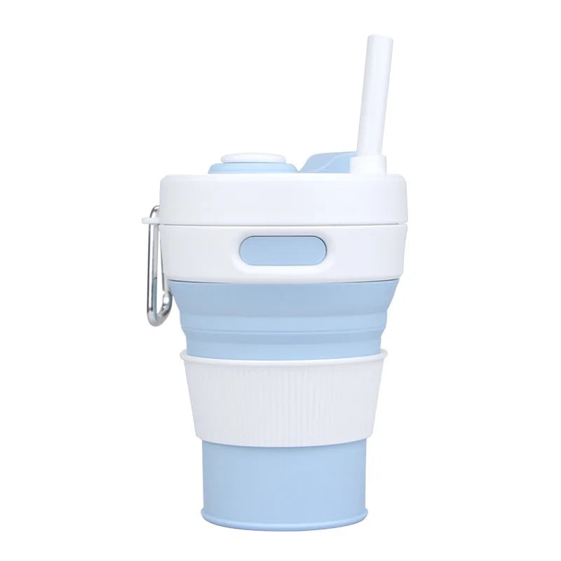 Reusable Portable Sip-and-Go Collapsible Cup