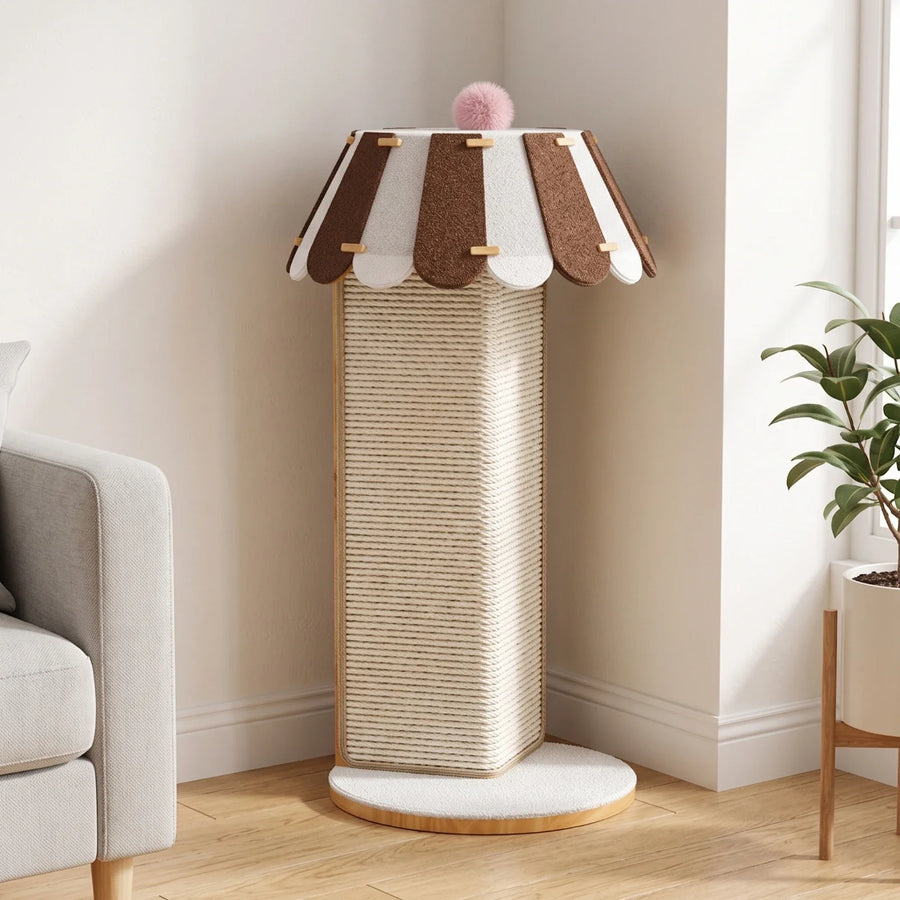 Corner Claw Space-Saving Sisal Cat Scratching Post