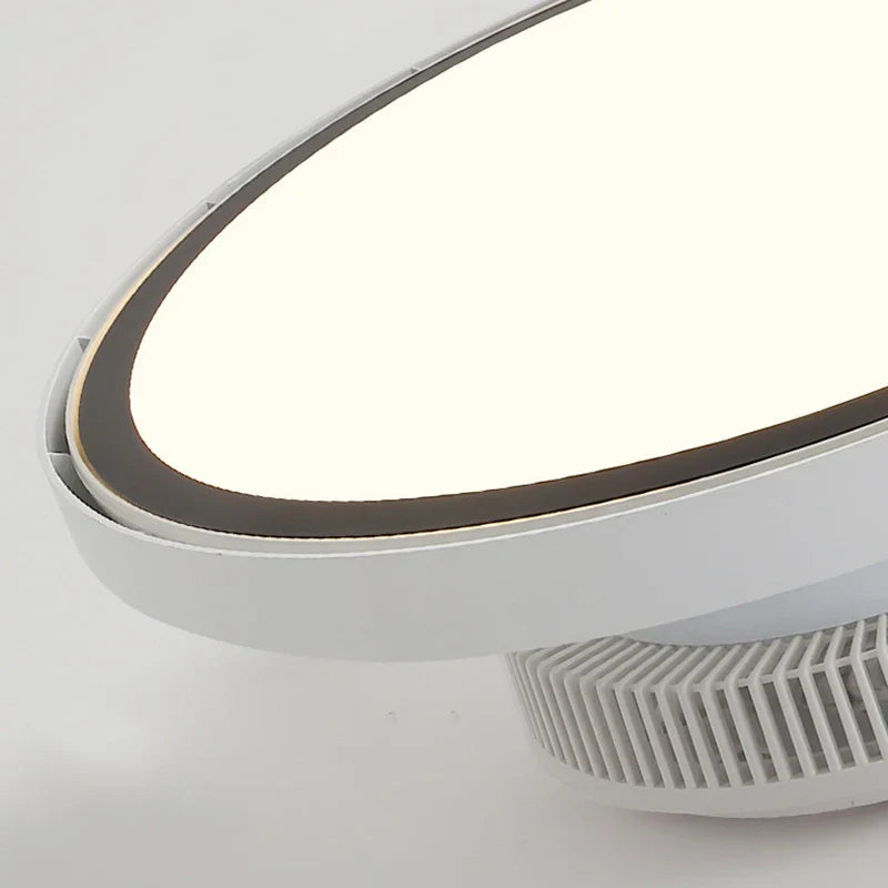 Modern Full Spectrum Invisible Blade LED Ceiling Fan Lamp - Image 5