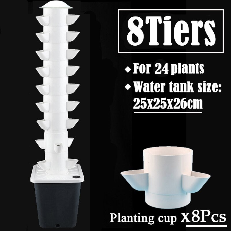 Green Life Vertical Hydroponic Home Gardening Kit - Image 9