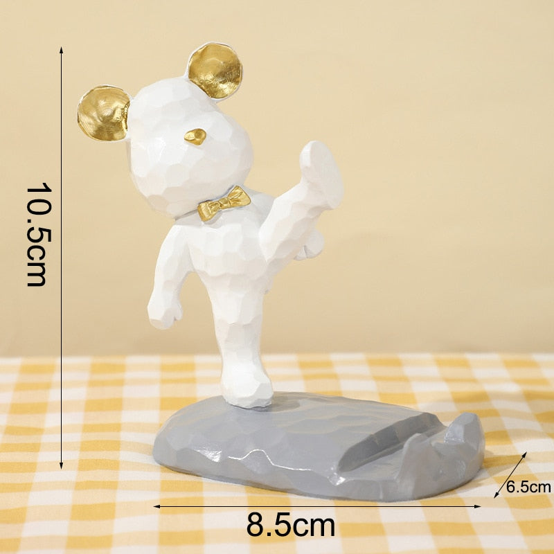 Mini Karate Bear Phone Stand - Image 7