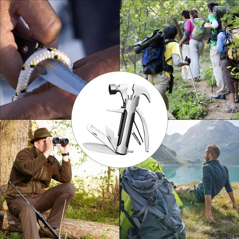 10in1 Portable Pro Camping Hammer Tool - Image 5