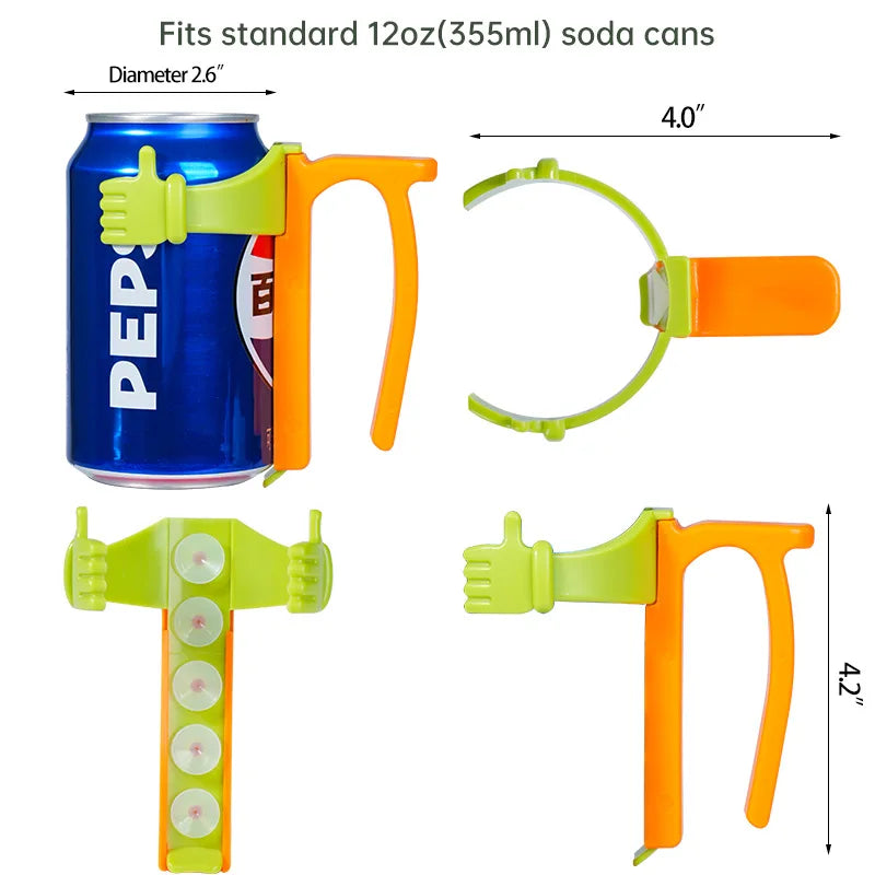 Easy-Grip Soda Can Drinking Handle Gadget - Image 2