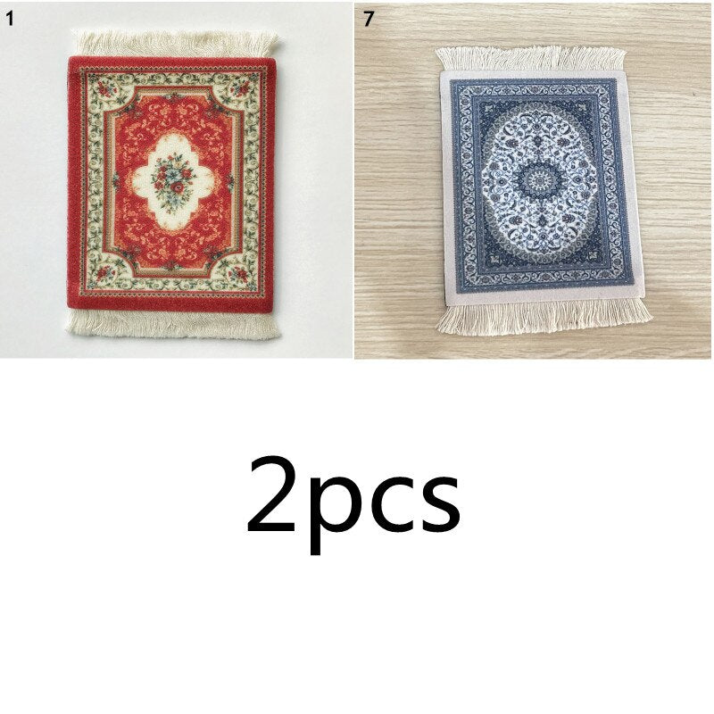 Mini Turkish Carpet Mug Coaster - Image 18
