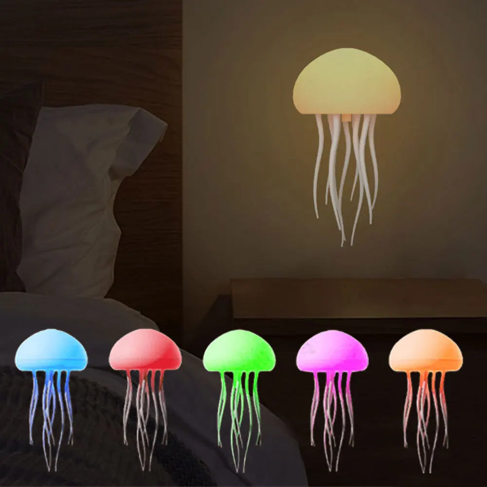 Jellyfish RGB Voice Control Pendant Night Lamp