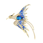 Colorful Flying Phoenix Brooches