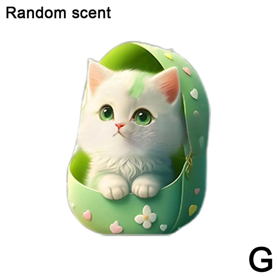 Cool Hoodie Cat Clip-On Car Freshener - Image 8