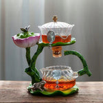 Mystic Lotus Incense Teapot