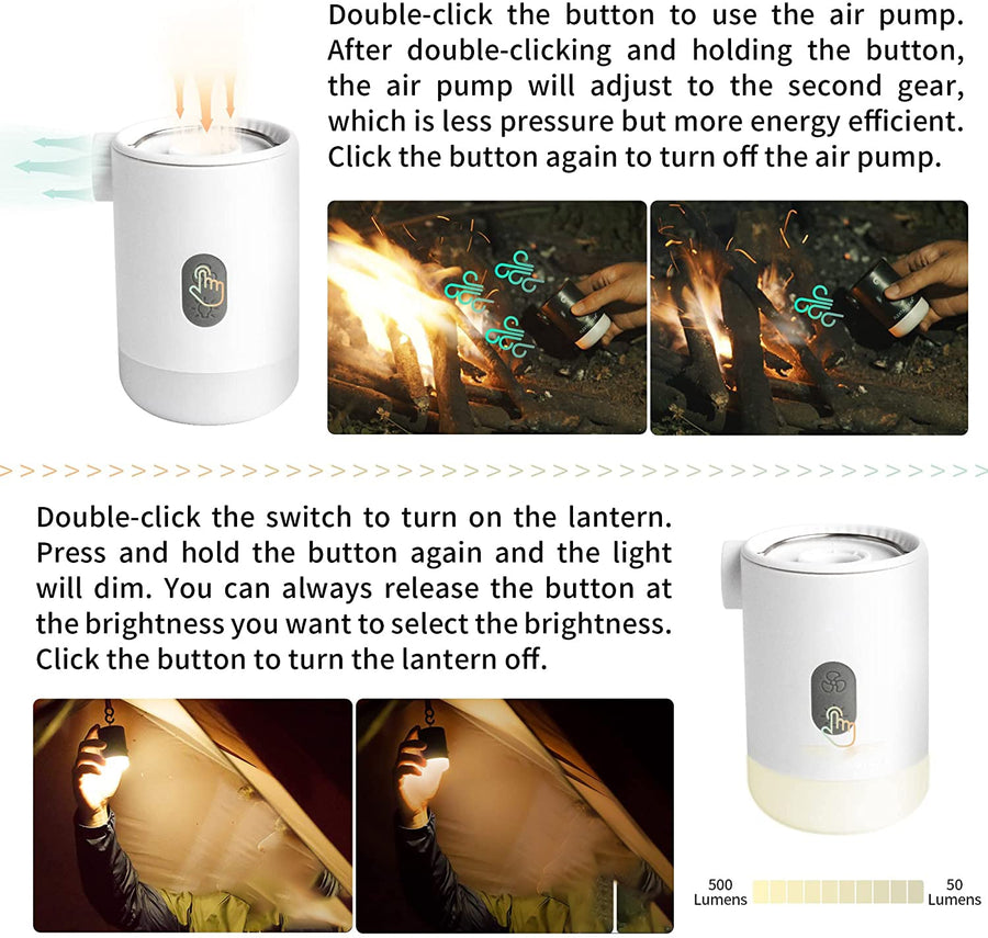 Mini Air Pump Power Bank - Image 2