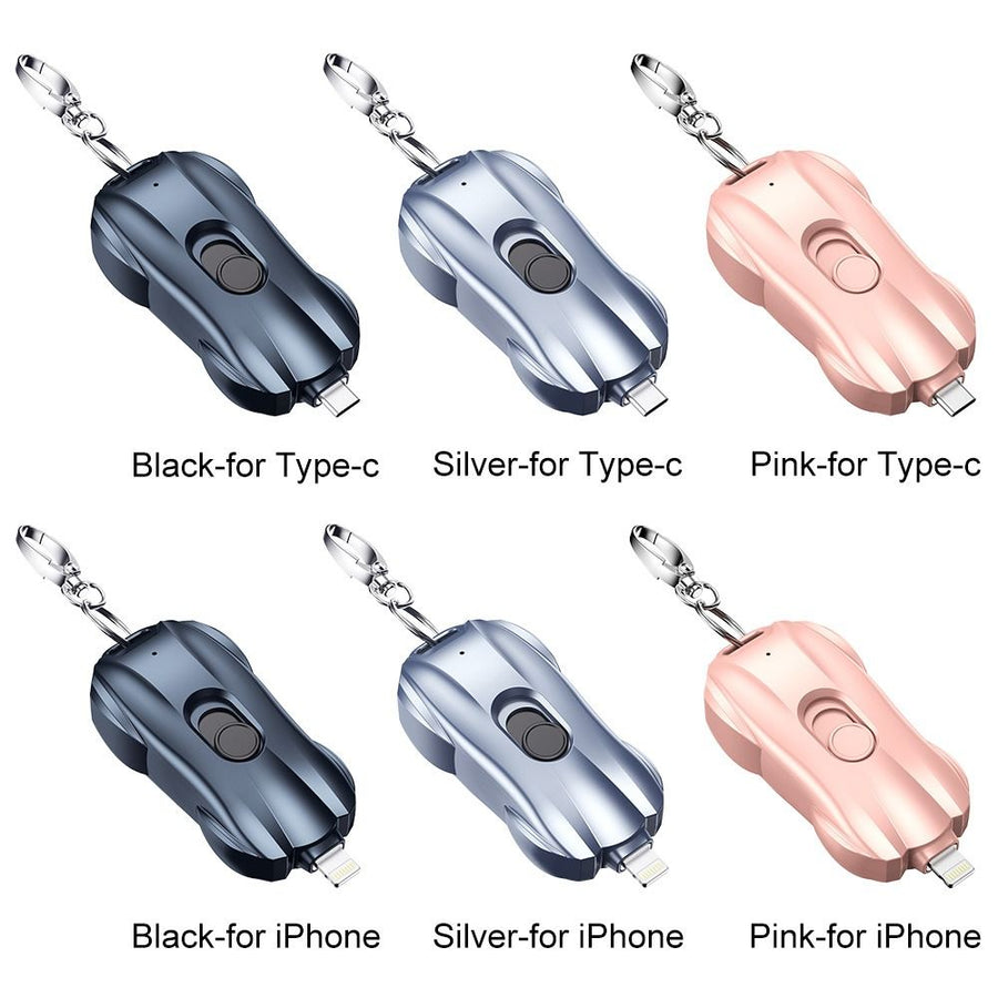 Mini Race Car Emergency Keychain Power Bank - Image 6