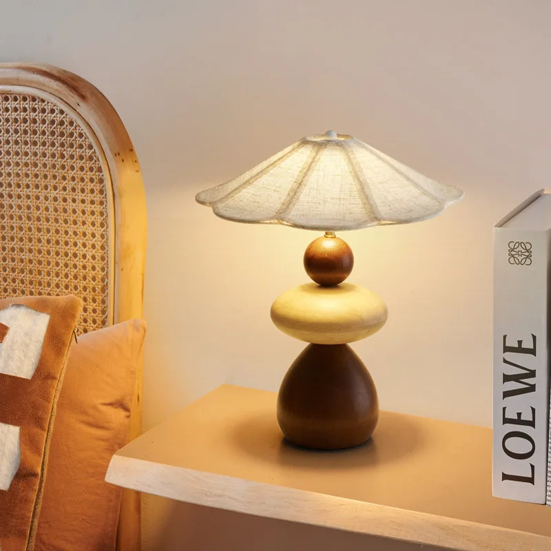 Zen Style Wooden Table Lamp - Image 3