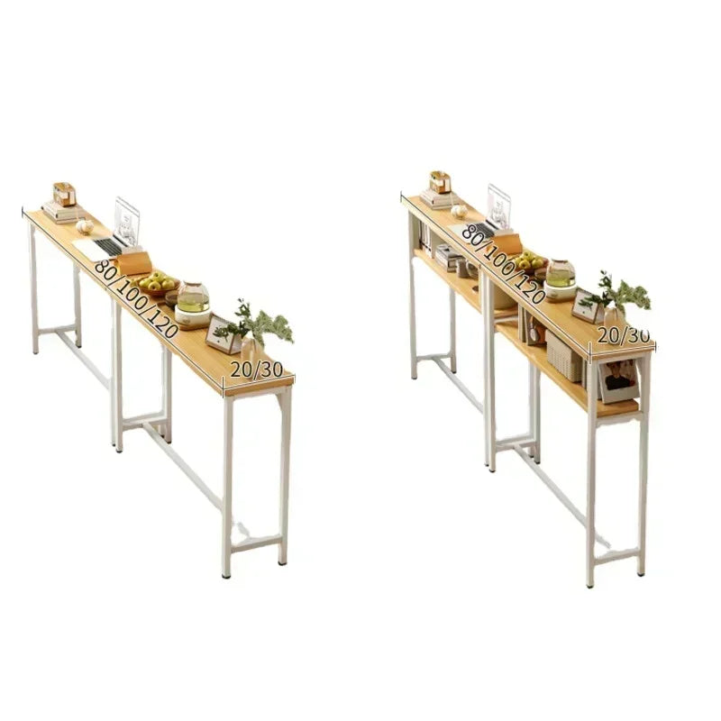 Sofa Gap Table Narrow Modern Space-Saving Table - Image 4