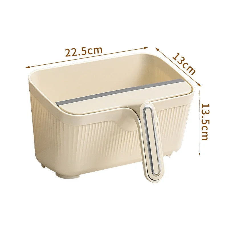 2in1 Waste Disposer Scraper Trash Can