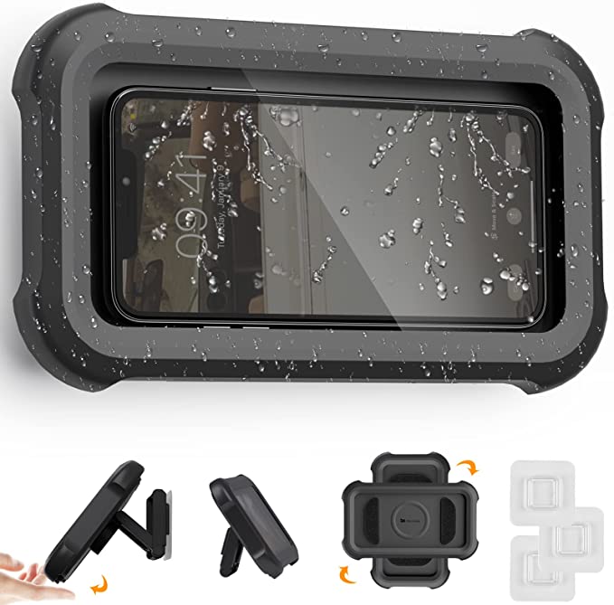 Rotatable Waterproof Shower Buddy Phone Holder - Image 2