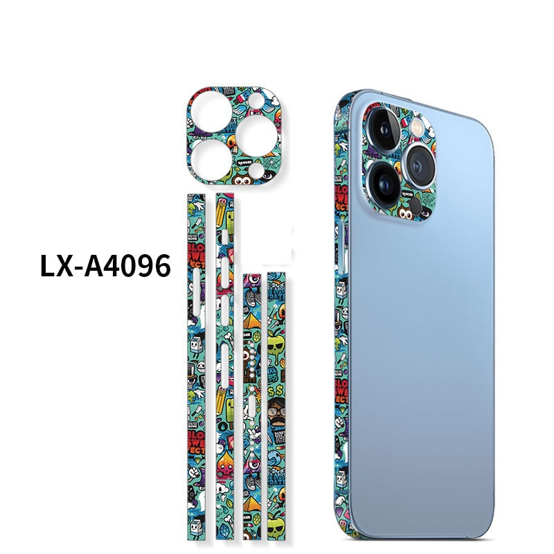 Funny Emojis iPhone Side Sticker - Image 4