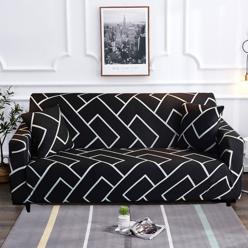 Modern Non-slip Colorful Elastic Sofa Cover - Image 7