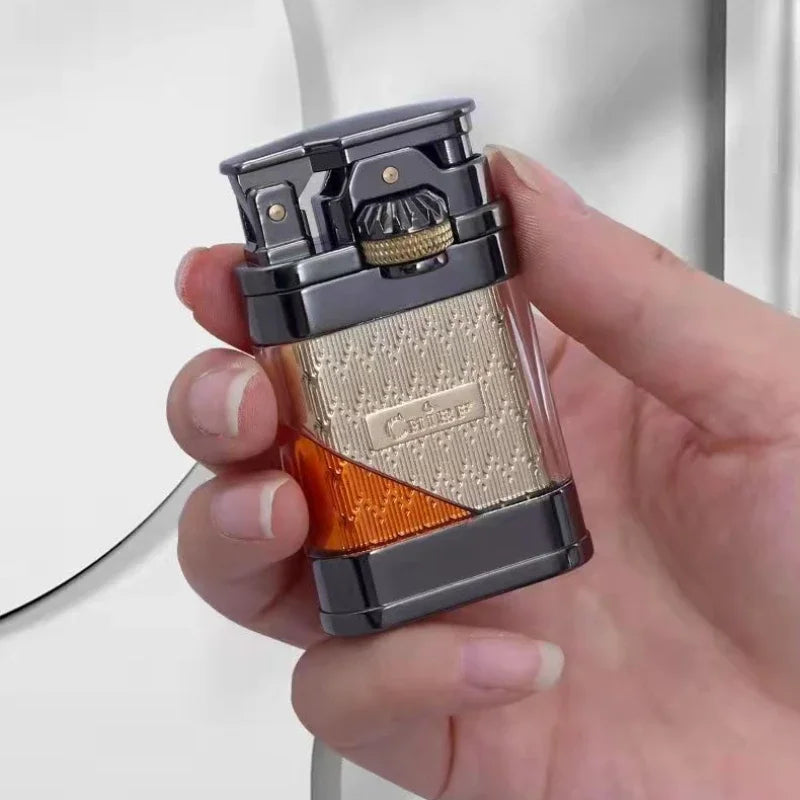 Modern Clear Tank Jet Flame Lighter - Image 2