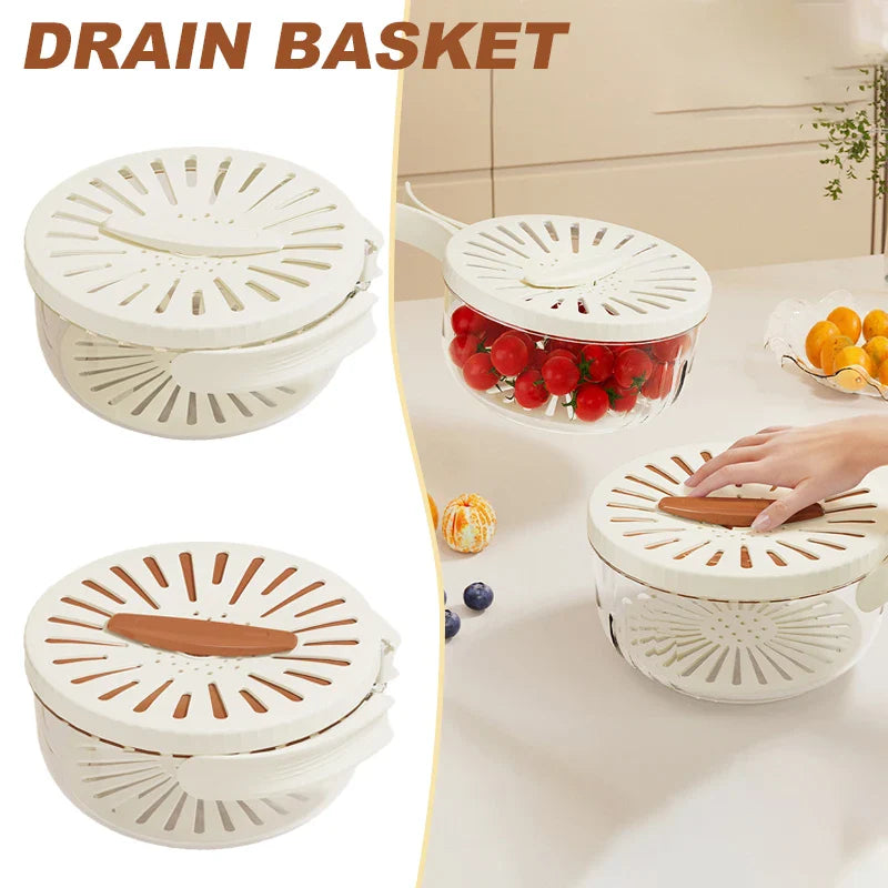 Space Saving Vegetable Fruit Drainer Basket - Image 7