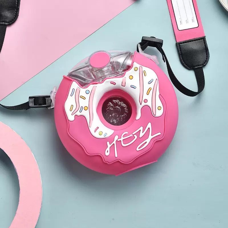 Cute Cartoon Built-in Straw Water Bottle - Image 9