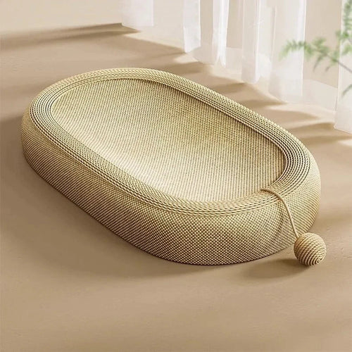 Cat Scratch Nest Oval Bed - Image 0
