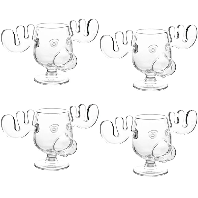 Nordic Antler Novelty Drinking Glass - Image 7