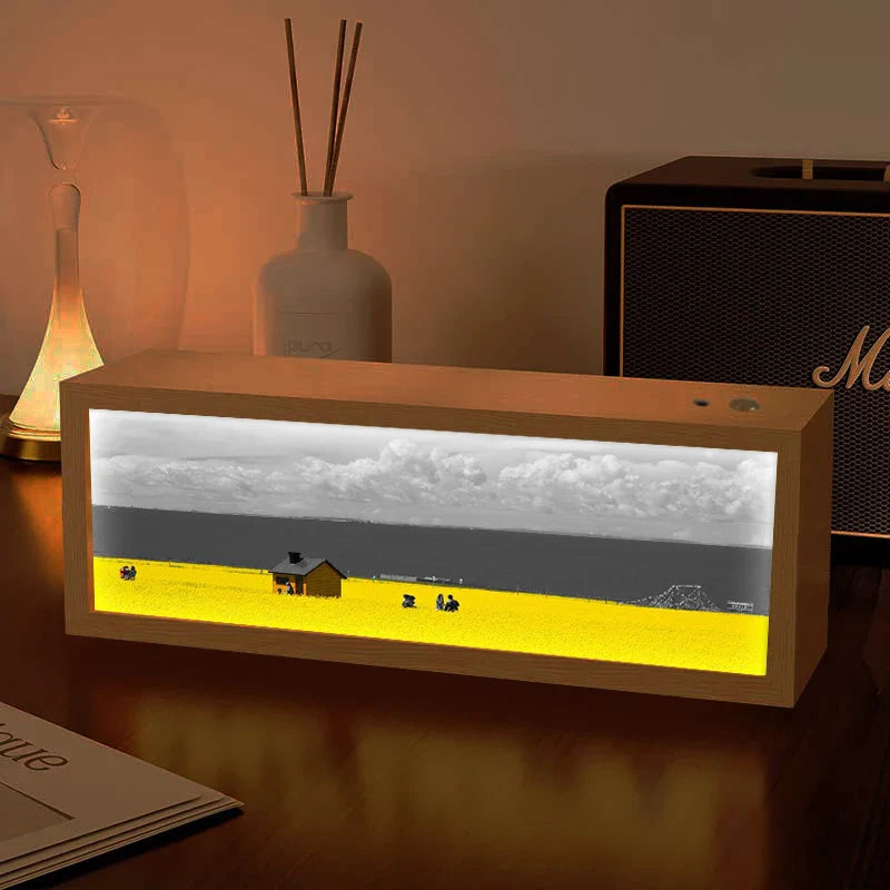 Nordic Healing Backlit Landscape Art Frame Light Box - Image 5