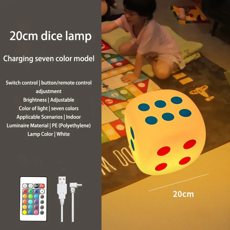 Huge Dice Bedside Atmosphere Floor Table Lamp - Image 11