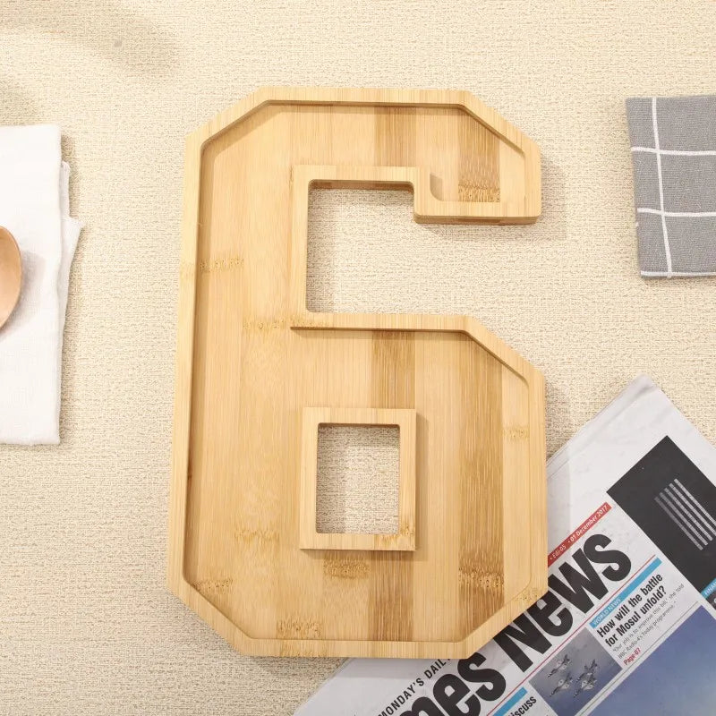 Wooden Numbers Serving Tray - Image 14