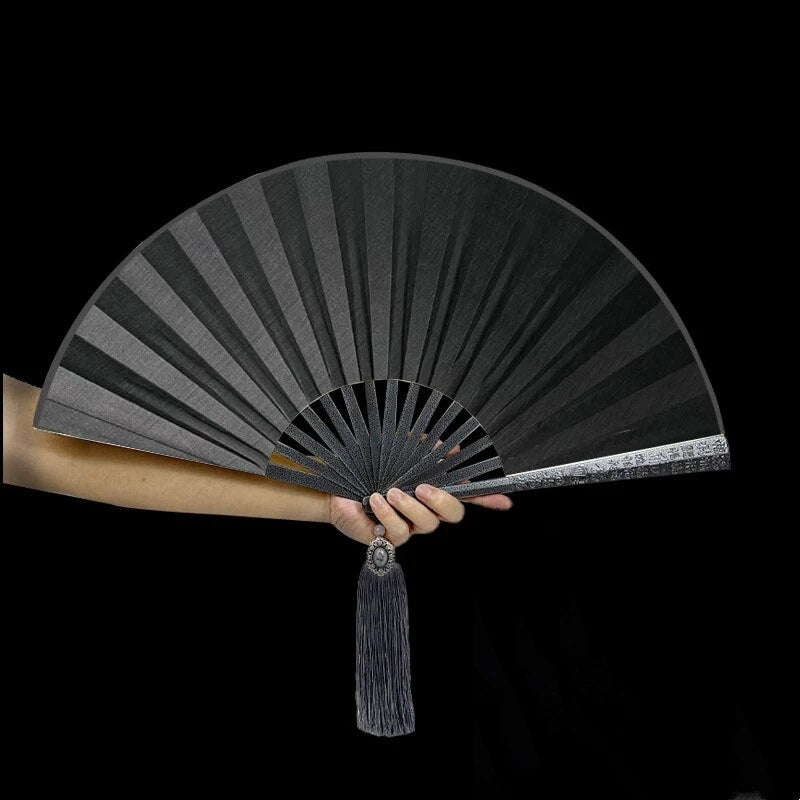 Tungsten Steel Alloy Self-Defense Folding Hand Fan - Image 6