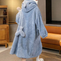 Shark Attack Plush Onesie Adult Blanket - Image 3