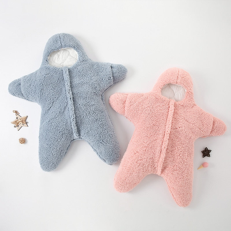 Cute Baby Starfish Winter Onesie