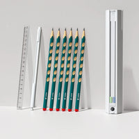 Slim Portable Multifunctional Ruler Pencil Holder - Image 0