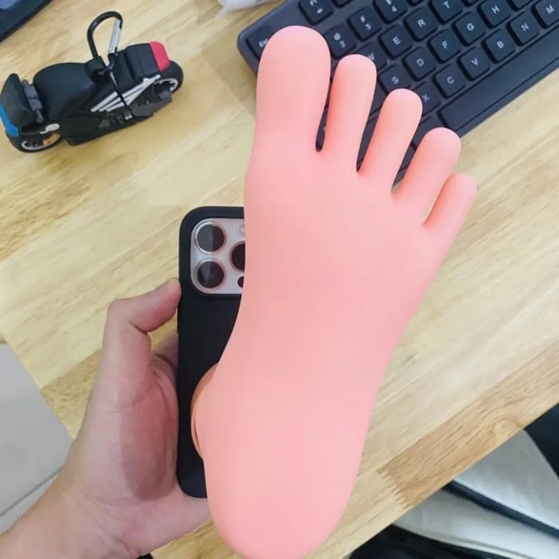 Walking Foot Funny iPhone Holder - Image 4