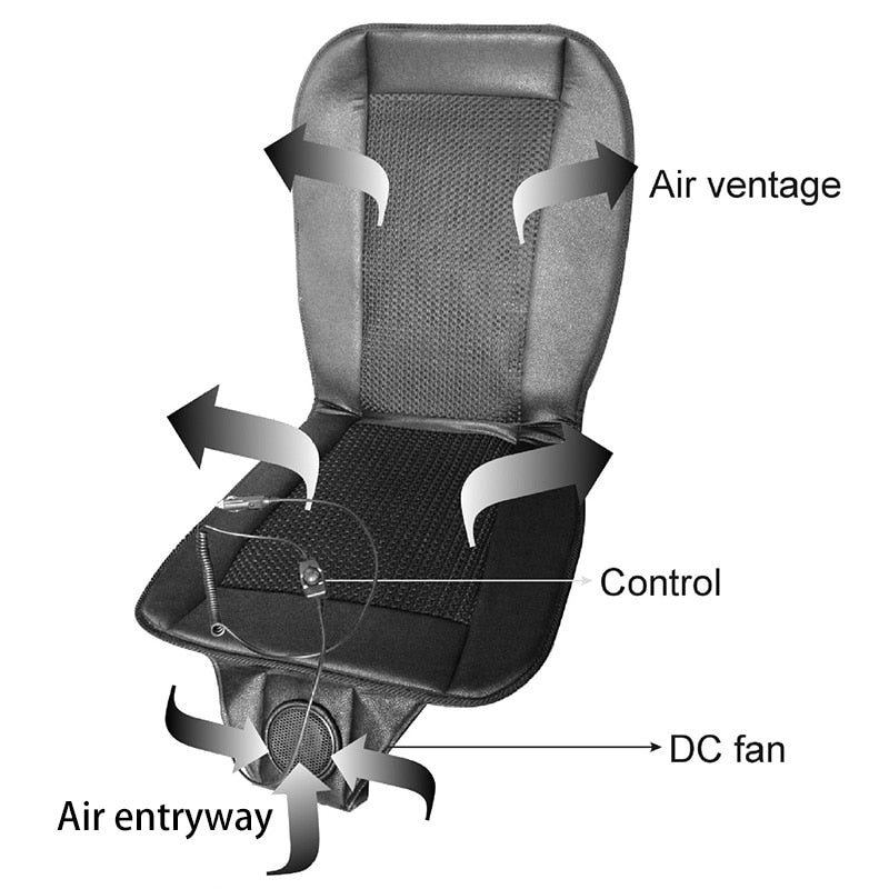 Fan Blowing Cooling Ride Air Seat Cushion - Image 7