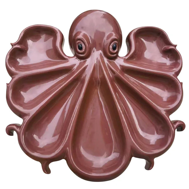 Octopus Shape Wooden Serving Board - Image 0