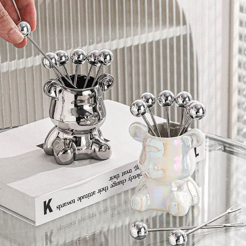 Nordic Tiny Bear Food Fruit Holder - Image 0