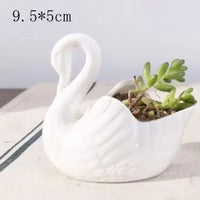 Swan Minimal Ceramic Pot - Image 5