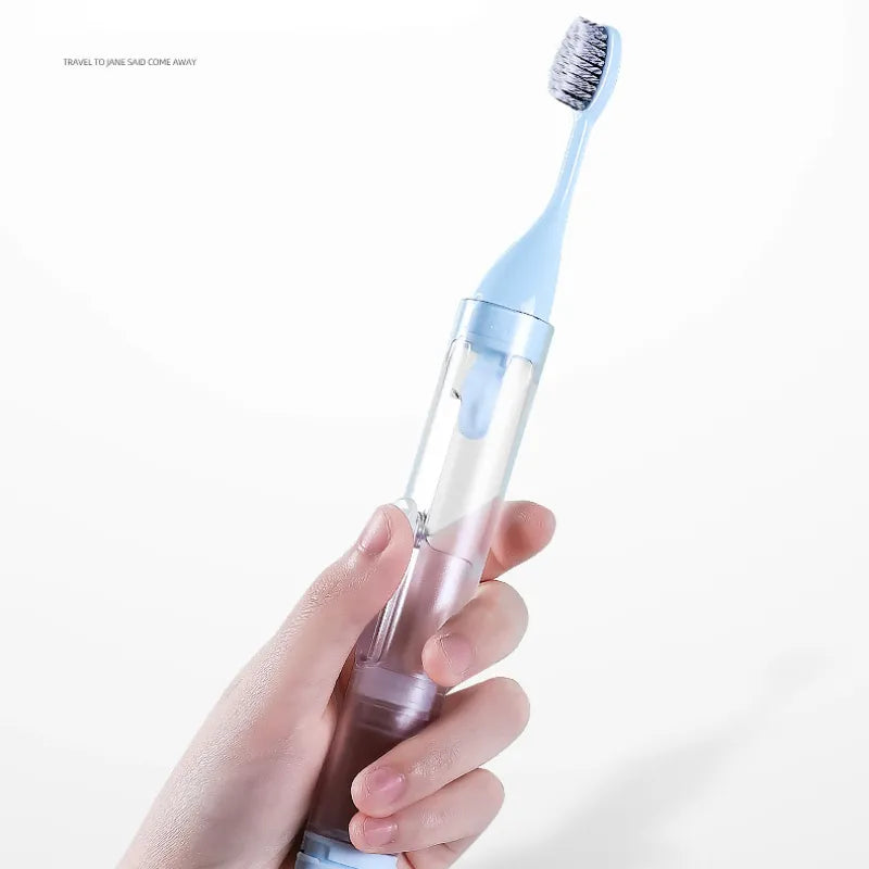 Foldable Travel Brush Toothpaste Holder Set - Image 8