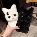 Fluffy Cat Warm Plush Fluffy iPhone Case