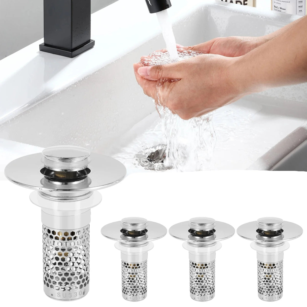 Sink Drain Anti-Odor Hair Catcher Filter