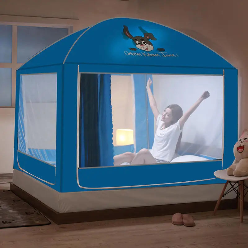 Dust-Proof Anti-Fall Long Sleep Mosquito Bed Tent - Image 2